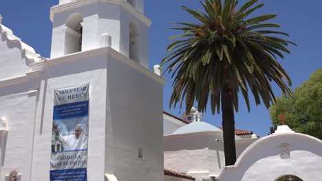 California-Oceanside-Mission-San-Luis-Rey-De-Francia-Palm-Holy-Year-Of-Mercy-Sign