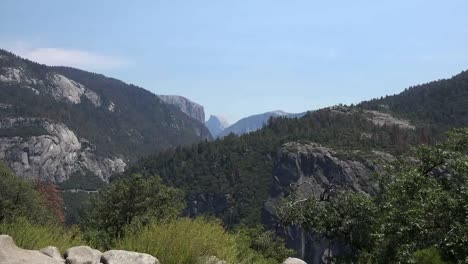 Kalifornien-Yosemite-Zoom-Auf-Halbe-Kuppel