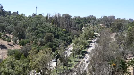 Kalifornien-Straßen-Mit-Vielen-Bäumen