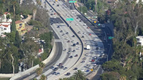 Kalifornien-Los-Angeles-Durchgangsverkehr-Unten