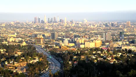 Kalifornien-Los-Angeles-Blick-Auf-Die-Ganze-Stadt