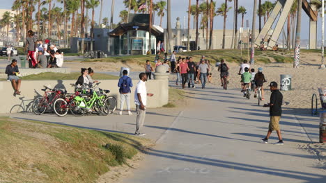 Los-Angeles-Venice-Beach-Bike-Path-From-Above