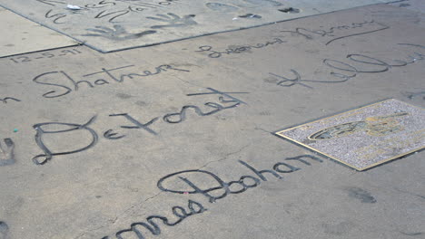 Los-Angeles-Pans-Names-In-Concrete-In-Hollywood