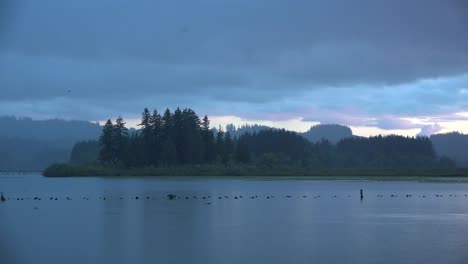 Washington-Silver-Lake-Nach-Sonnenuntergang