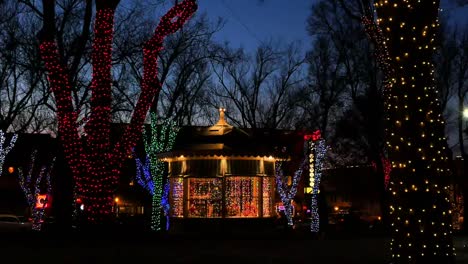 Las-Luces-De-Navidad-De-Arizona-Y-Las-Personas-Se-Acercan