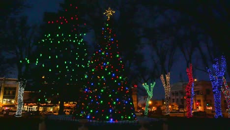 Arizona-árbol-De-Navidad-En-La-Noche-Pan-Izquierda