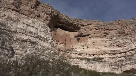 Arizona-Montezuma-Castillo-Acantilado-Vivienda-Con-Cielo