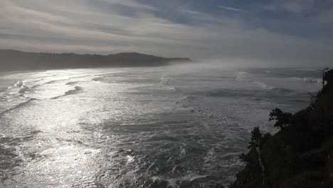 Oregon-Hang-Und-Silver-Sea-Am-Otter-Rock-At