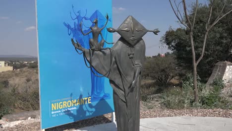 Mexiko-San-Miguel-Nigromate-Statue