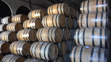 Mexico-Barrels-In-Tequila-Factory