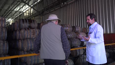 Mexico-Vistor-At-Centinela-Tequila-Factory