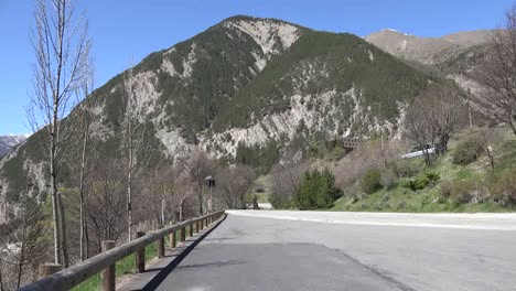 Frankreich-Motorrad-Auf-Der-Col-De-Larche-Straße