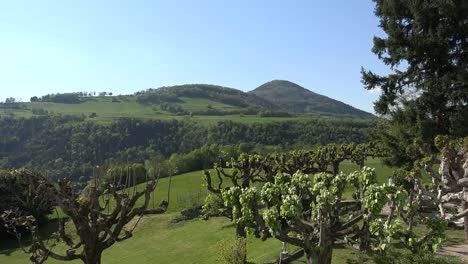 Francia-Poda-árboles-Y-Colinas-Cerca-De-Grenoble