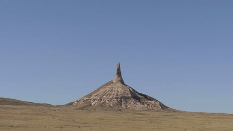 Nebraska-Schornsteinfels-Zoomt-Rein