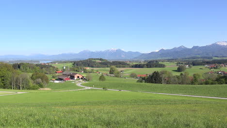 Deutschland-Blick-In-Richtung-Alpen-Von-Rimsting-Zoom-In