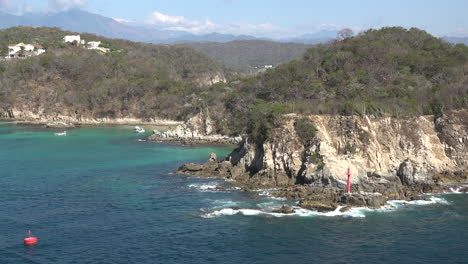 Mexico-Huatulco-coastal-view-time-lapse