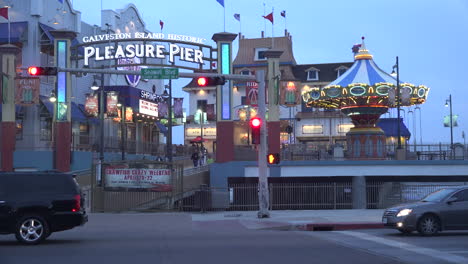 Texas-Galveston-Cars-Y-Muelle-De-Placer