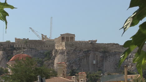 Athen-Zoomt-Auf-Die-Akropolis