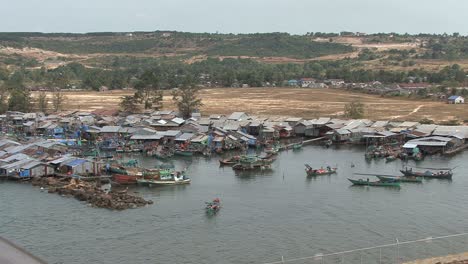 Cambodia-coastal-fishing-village