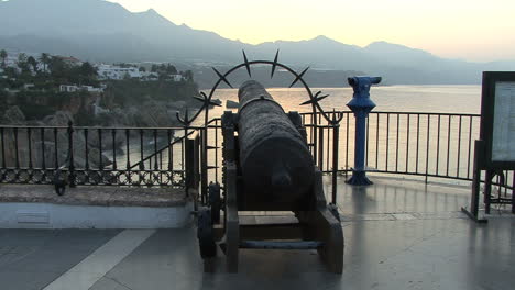 Spain-Nerja-cliffs-antique-cannon