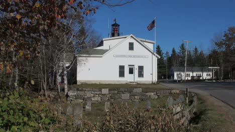 Maine-Southport-Feuerwache-Und-Friedhof-Sx