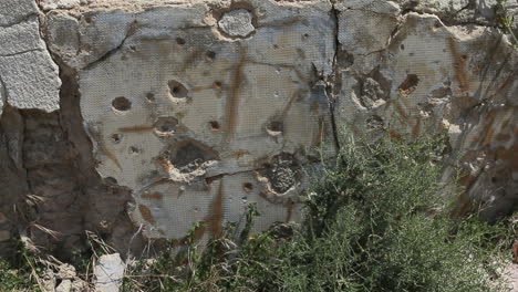 Spain-Aragon-Belchite-Bullet-holes