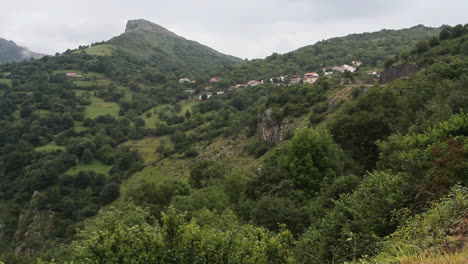 Spain-Cantabrians-diagonal-village-on-hill-c