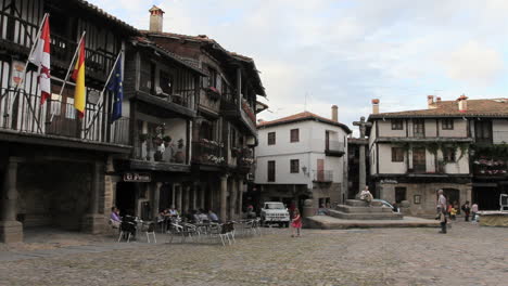 Spain-La-Alberca-evening-scene