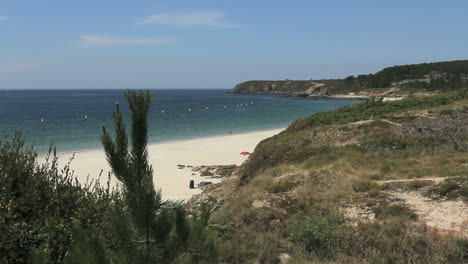 Spanien-Galicien-Playa-Pregueira-Zweig-Bojen-1