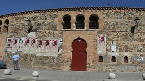 Spanien-Kastilien-Toledo-Maurische-Tür-An-Der-Stierkampfarena