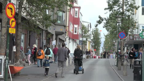 Islandia,-Reykjavik,-Céntrico,-Calle,-Escena