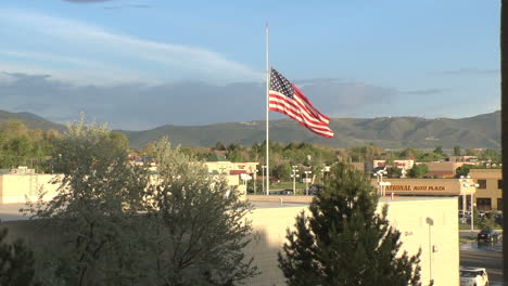 Bandera-Americana-De-Utah-Sobre-Arena-P