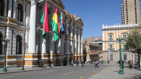 La-Paz-flags-at-govenment-palace-c