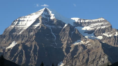 Britisch-Kolumbien-Mount-Robson-Nahaufnahme