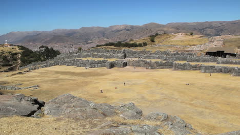 Peru-Sacsayhuaman-view-looking-down-on-fortress-complex-8
