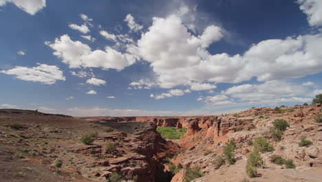 Arizona-Canyon-De-Chelly-Schatten-Und-Sonne-Im-Tunnel-übersehen-Zeitraffer.