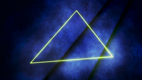Bewegung-Bunte-Neonlichter-Und-Dreieck-Mit-Abstraktem-Hintergrund-2