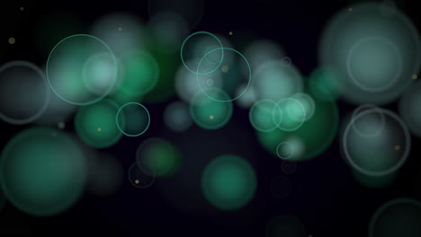Animation-flying-and-motion-abstract-particles-and-round-bokeh-1
