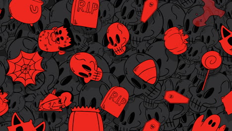 Halloween-background-animation-with-pumpkins-2