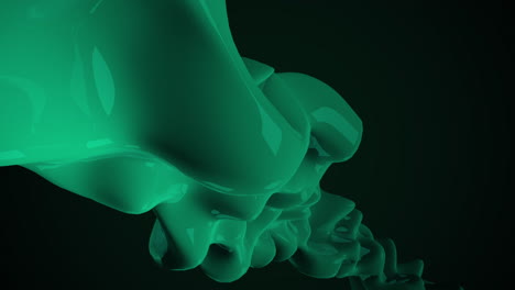 Motion-dark-green-liquid-futuristic-shapes