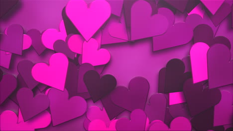 Animation-closeup-motion-romantic-hearts-on-Valentines-day-28