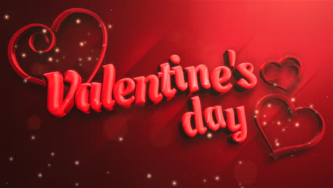 Texto-Del-Día-De-San-Valentín-Y-Movimiento-Corazón-Romántico-En-El-Día-De-San-Valentín-6