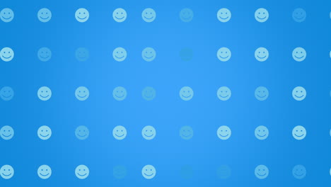 Motion-Smile-icon-on-simple-network-background-3