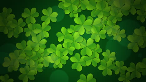 Animation-Saint-Patricks-Day-holiday-background-with-motion-green-shamrocks-1
