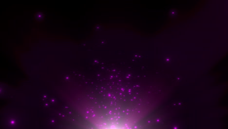 Motion-purple-particles-and-stars-in-galaxy-1