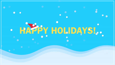 Happy-Holidays-text-on-snow-background-1