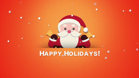 Happy-Holidays-text-with-Santa-Claus-with-bells-1