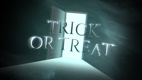 Trick-or-Treat-and-mystical-horror-background-with-dark-door-of-room