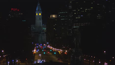 Nachtszenen-In-Der-Stadt-Philadelphia