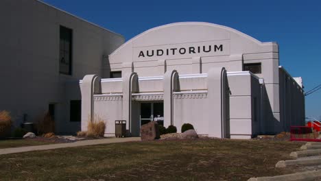 A-classic-1950's-style-high-school-with-an-auditorium-1